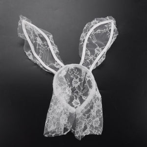Hairbands Lace Rabbit Bunny Ears